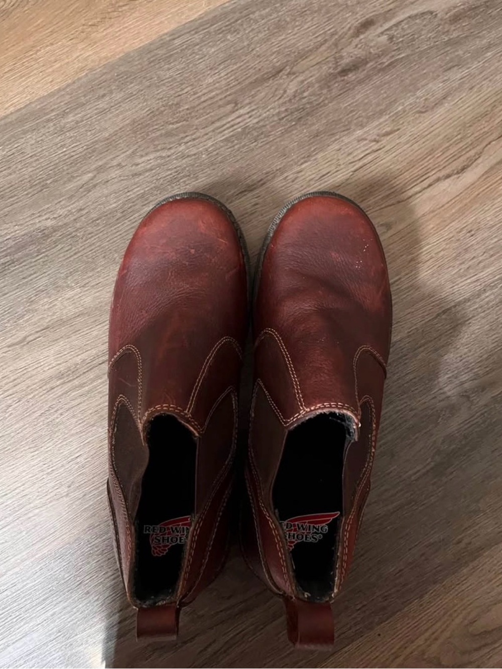 Red Wing Shoes Men's Rust Brown Leather Chukka Boots